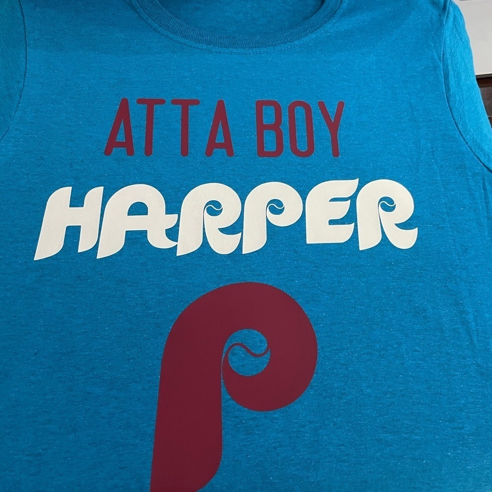 Philadelphia Phillies Atta Boy Harper Custom Made Tee - Picture 4 of 6